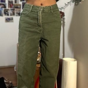 GREEN PANTS BY : IVY BROWN !!!